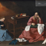Zurbarán. Cristo y la Virgen en Nazareth, hacia 1640. Cleveland Museum of Art