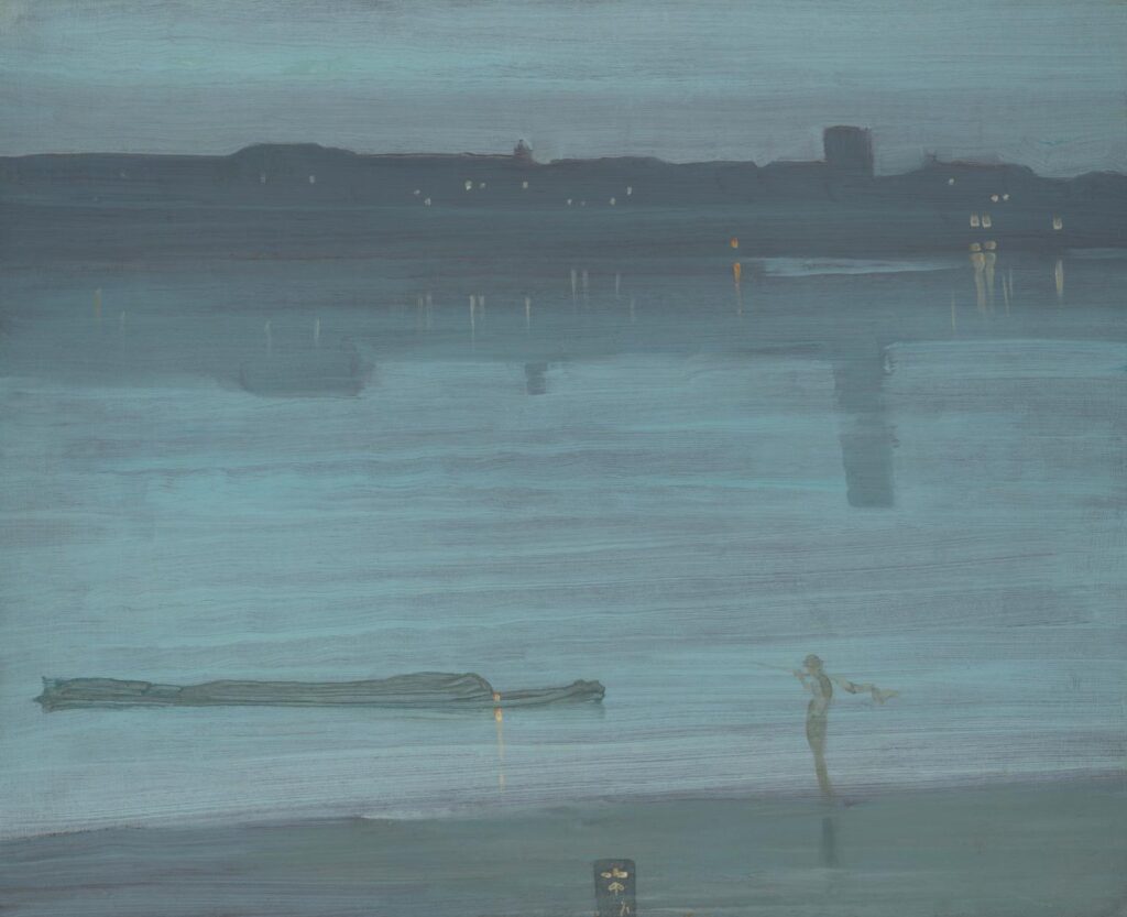Fischiatore. Notte: blu e argento. Chelsea, 1871. Tate