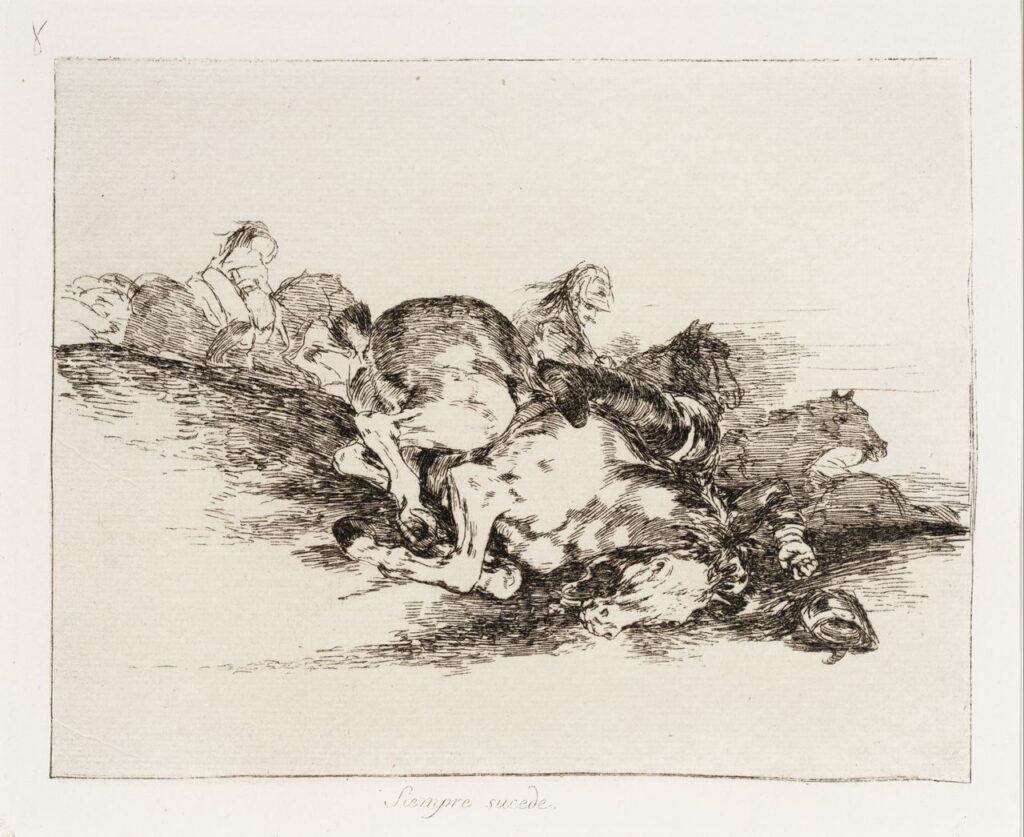 Francesco di Goya. Succede sempre. Disastri della guerra. Collezione del Museo di San Telmo
