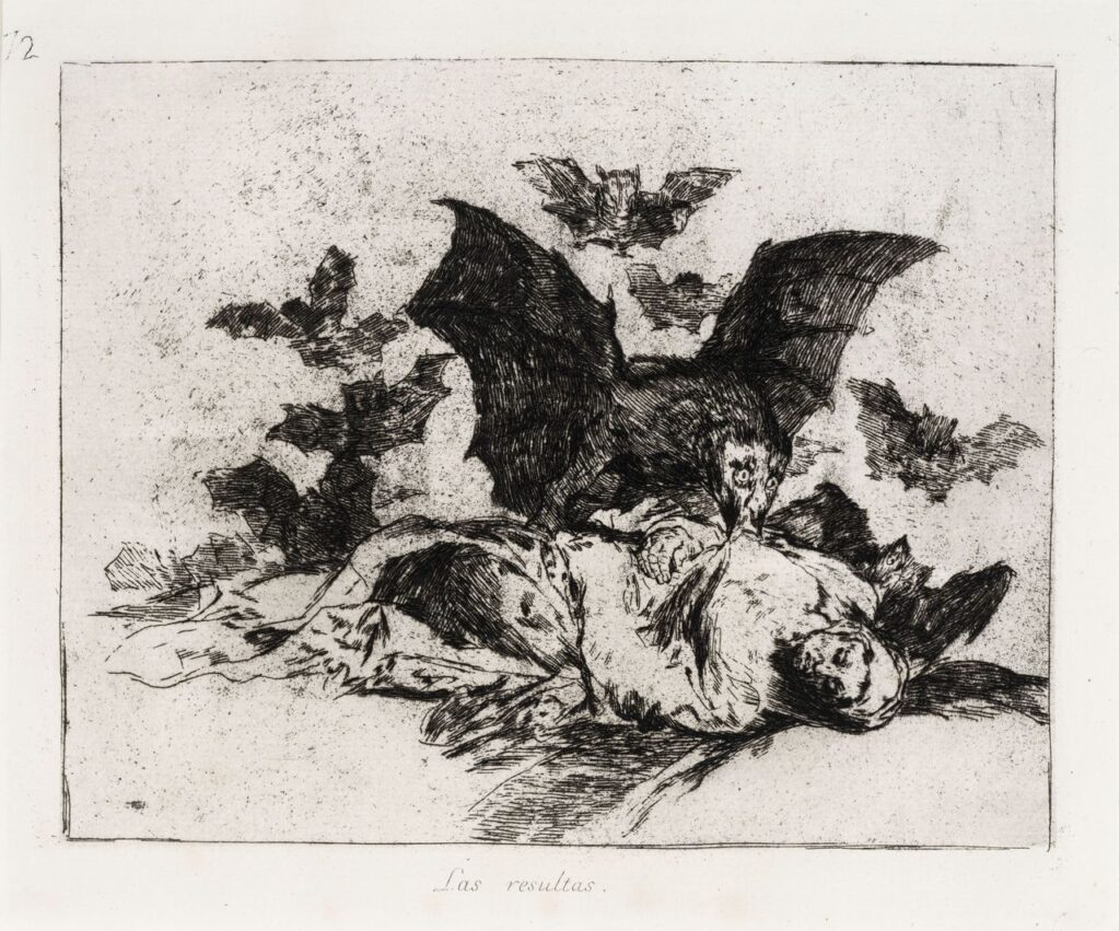Francesco di Goya. I risultati. Disastri della guerra. Collezione del Museo di San Telmo