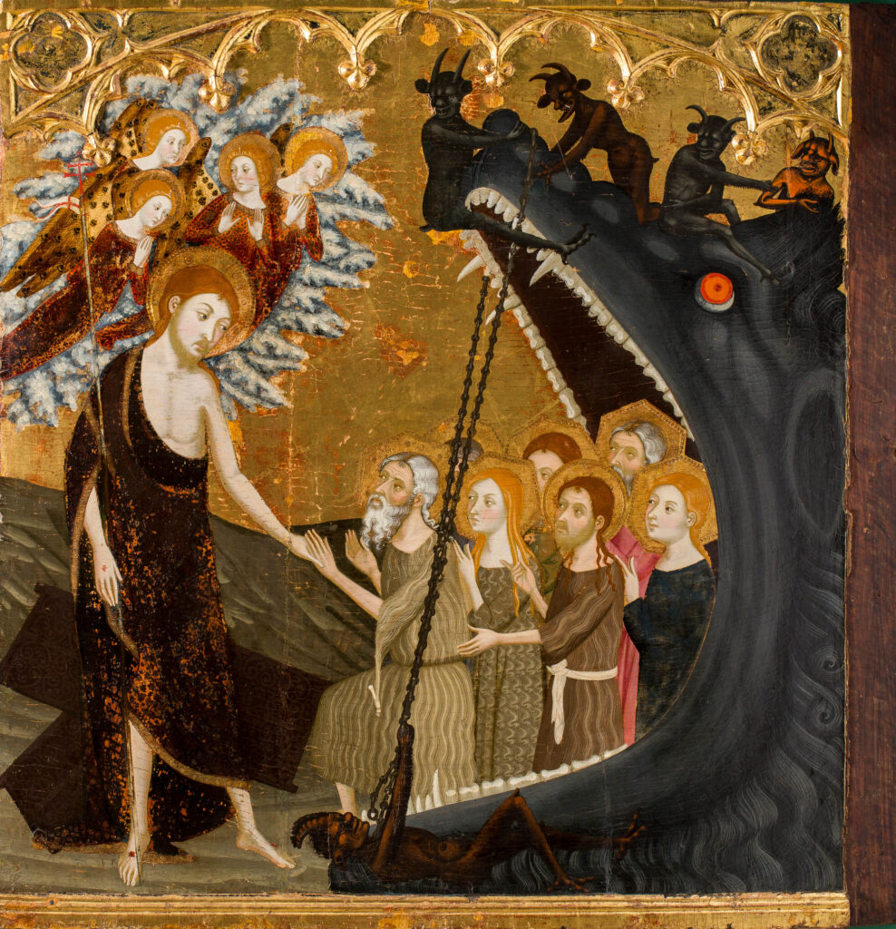 Pere Serra e Jaume Serra. Discesa agli inferi, intorno al 1381-1382. Museo di Saragozza