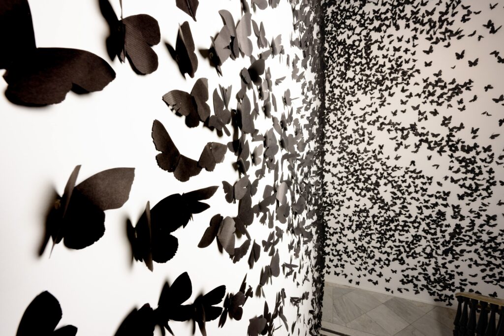 Carlos Amorales. Nube negra. Fundación Casa de México en Madrid