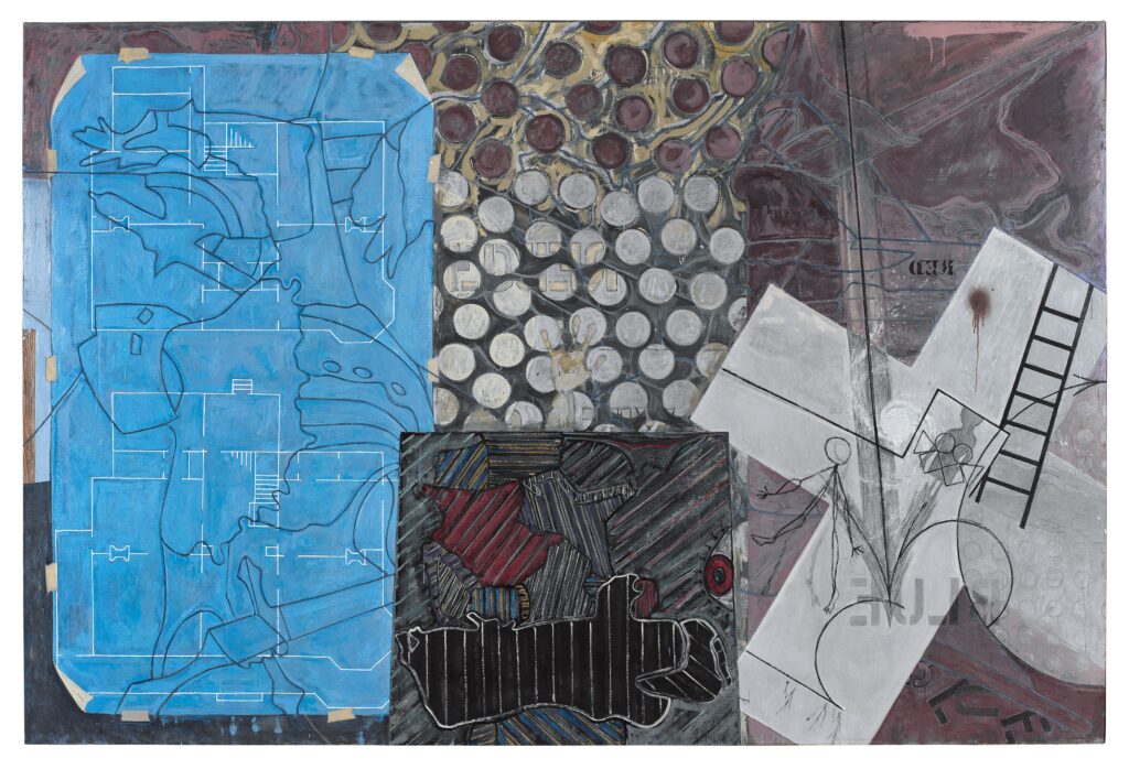 Jasper Johns. Senza titolo, 1992-1994. La collezione Eli e Edythe L. Broad © Jasper Johns, VEGAP, Bilbao, 2026