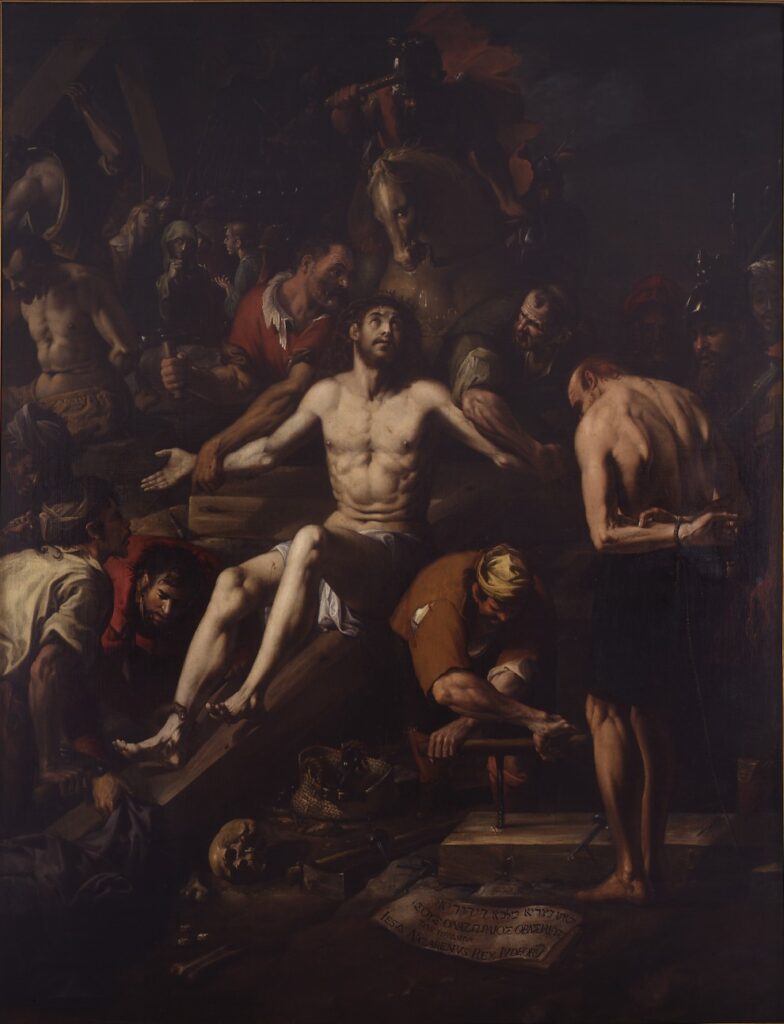 Juan Ribalta. Preparativi per la Crocifissione, 1615. Museo di Belle Arti di Valencia