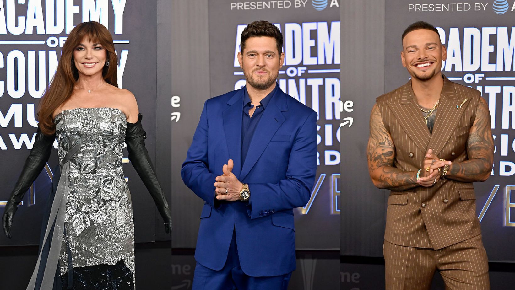 Shania Twain, Michael Bublé e Kane Brown brillano ai Premi della musica country 2026