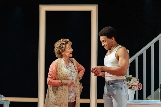 Lindsey Coulson and Craig Stein in ILFORD BOY (Donmar Warehouse, 2026) Photo by Helen Murray Lindsey Coulson and Craig Stein in ILFORD BOY (Donmar Warehouse, 2026) Photo by Helen Murray