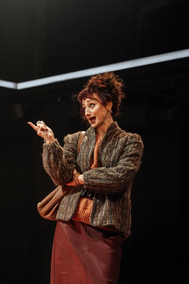 Jodie McNee in ILFORD BOY (Donmar Warehouse, 2026) Photo by Helen Murray Jodie McNee in ILFORD BOY (Donmar Warehouse, 2026) Photo by Helen Murray