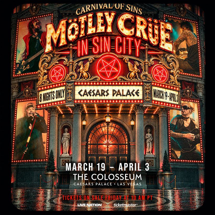 Motley Crue poster courtesy of Live Nation